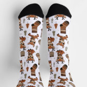 Niedliche Hirschfallsocken - Gemütliches Leaf-Must Socken (Oben)