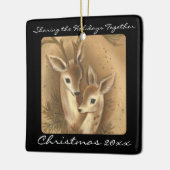 Niedliche Hirschkuchen Personalisierte Ornamente (Links)