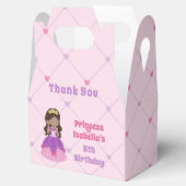 Niedliche hispanische Prinzessin Girl Pink Geburts Geschenkschachtel (Geöffnet)