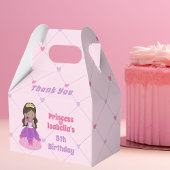 Niedliche hispanische Prinzessin Girl Pink Geburts Geschenkschachtel