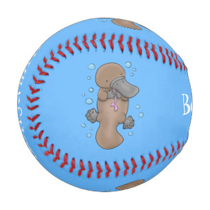 Niedliche Hochglanztuch-Cartoon-Abbildung Baseball