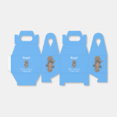 Niedliche Hochglanztuch-Cartoon-Abbildung Geschenkschachtel (Ungefaltet)