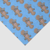 Niedliche Hochglanztuch-Cartoon-Abbildung Seidenpapier (Ausschnitt)