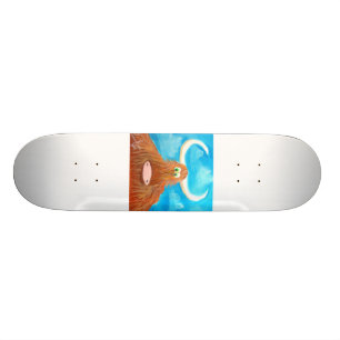 NIEDLICHE HOCHLAND-KUH SKATEBOARD