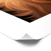 Niedliche Hochlandkuh Poster (Ecke)