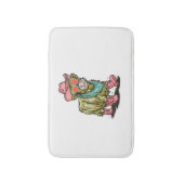 Niedliche Hochlandkuh, Western Badematte (Vorderseite Vertikal)