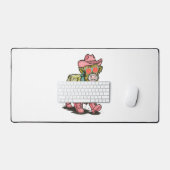 Niedliche Hochlandkuh, Western Schreibtischunterlage (Tastatur & Maus)