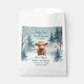 Niedliche Hochlandwinterdusche Geschenktütchen (Vorderseite)