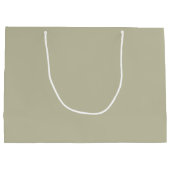 Niedliche Hochzeit Danke, dass Sie Grün Hintergrun Große Geschenktüte (Rückseite)