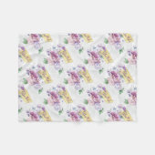 Niedliche Hochzeit Fleecedecke (Vorderseite (Horizontal))