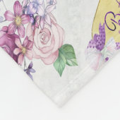Niedliche Hochzeit Fleecedecke (Ecke)