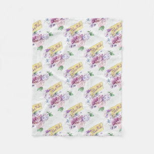Niedliche Hochzeit Fleecedecke