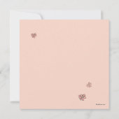 Niedliche Hochzeitseinladung Einladung (Rückseite)