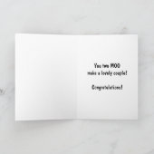 Niedliche Hochzeitwünsche Karte (Innenseite)