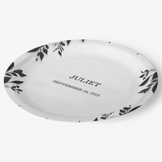 Niedliche Hoffnung wir binden das Brautparty des K Pappteller (Schrägansicht)