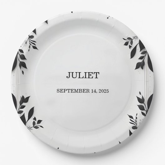 Niedliche Hoffnung wir binden das Brautparty des K Pappteller (Vorderseite)