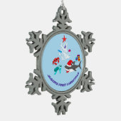 Niedliche Holiday Shark Ornament (Links)