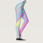 Niedliche holografische Marmorkunst Leggings (Rechts)