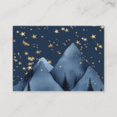 Niedliche Holzlandnacht Begleitkarte (Rückseite)