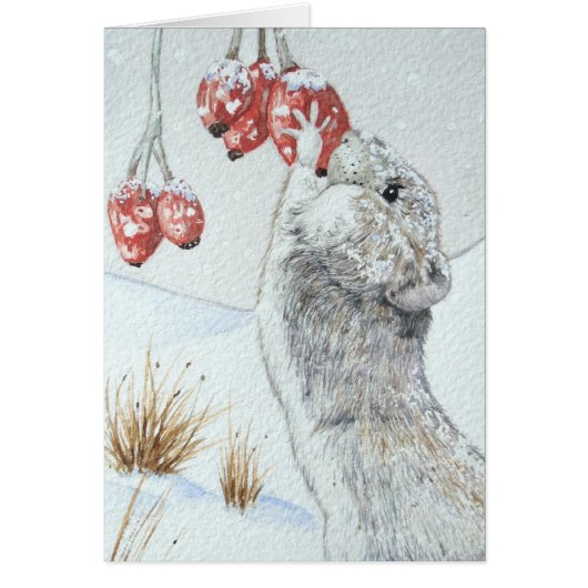 niedliche Holzmaus-Szene (Vorne)