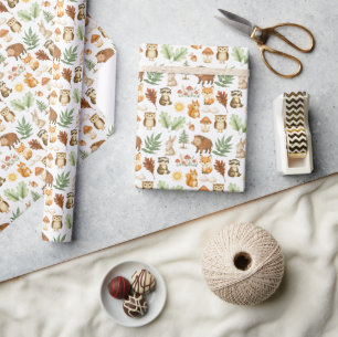 Niedliche Holzmuster-Wrapping Papier Rolle Geschenkpapier