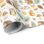 Niedliche Holzmuster-Wrapping Papier Rolle Geschenkpapier (Rolleneckpunkt)