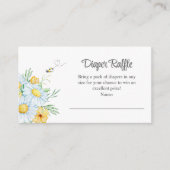 Niedliche Honey Bee Baby Dusche Windelwanne Begleitkarte (Vorderseite)