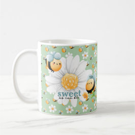 Niedliche Honey Bee Muster Custom Tasse