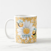 Niedliche Honey Bee Muster Custom Tasse (Links)