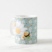 Niedliche Honey Bee Muster Custom Tasse (Vorderseite Links)