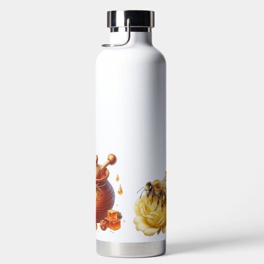 NIEDLICHE HONEYBEES, HONEYCOMBS, JARS HONEY TRINKFLASCHE (Rechts)