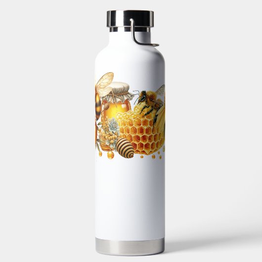 NIEDLICHE HONEYBEES, HONEYCOMBS, JARS HONEY TRINKFLASCHE (links)