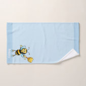 Niedliche Honigbiene auf Light Blue Badhandtuch Set (Handtuch)