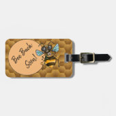 Niedliche Honigbiene Gepäckanhänger (Vorderseite horizontal)