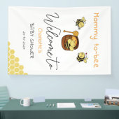 Niedliche Honigbiene mit Sweet Honey Baby Dusche Banner (Messe)