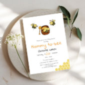 Niedliche Honigbiene mit Sweet Honey Baby Dusche Einladung