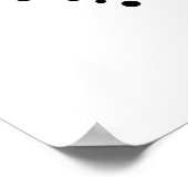 niedliche Honigbiene Poster (Ecke)