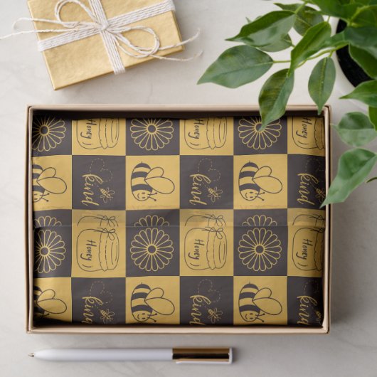 Niedliche Honigbiene Seidenpapier (Geschenk)