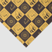 Niedliche Honigbiene Seidenpapier (Detail)