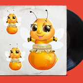 Niedliche 🐝 Honigbiene 🐝 Stickers Aufkleber