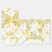 Niedliche Honigbienen Gelbes Brautparty Baby Geschenkschachtel (Ungefaltet)