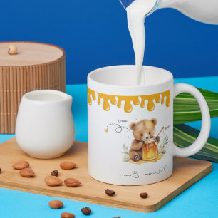 Niedliche Honigbienen mit Mama-Bären-Geschenk für  Kaffeetasse