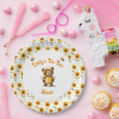 Niedliche Honigbienendusche Pappteller (Party)