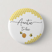 Niedliche Honigwabenknöpfe Button (Vorderseite)