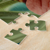 Niedliche Honnebiene auf einer Blume, die Pollen s Puzzle (Seite)