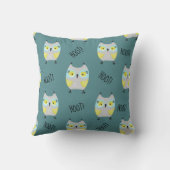 Niedliche Hoot Owls Kissen (Rückseite)