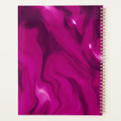 Niedliche Hot-Rosa-Imitate Silberballon Glitzer Mo Planer (Rückseite)