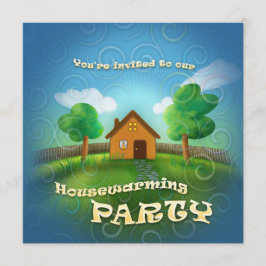 Niedliche Housewarming-Party Einladung