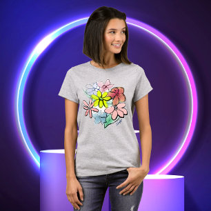 Niedliche, Hübsche BlumenBouquet T-Shirt