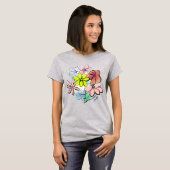 Niedliche, Hübsche BlumenBouquet T-Shirt (Vorne ganz)